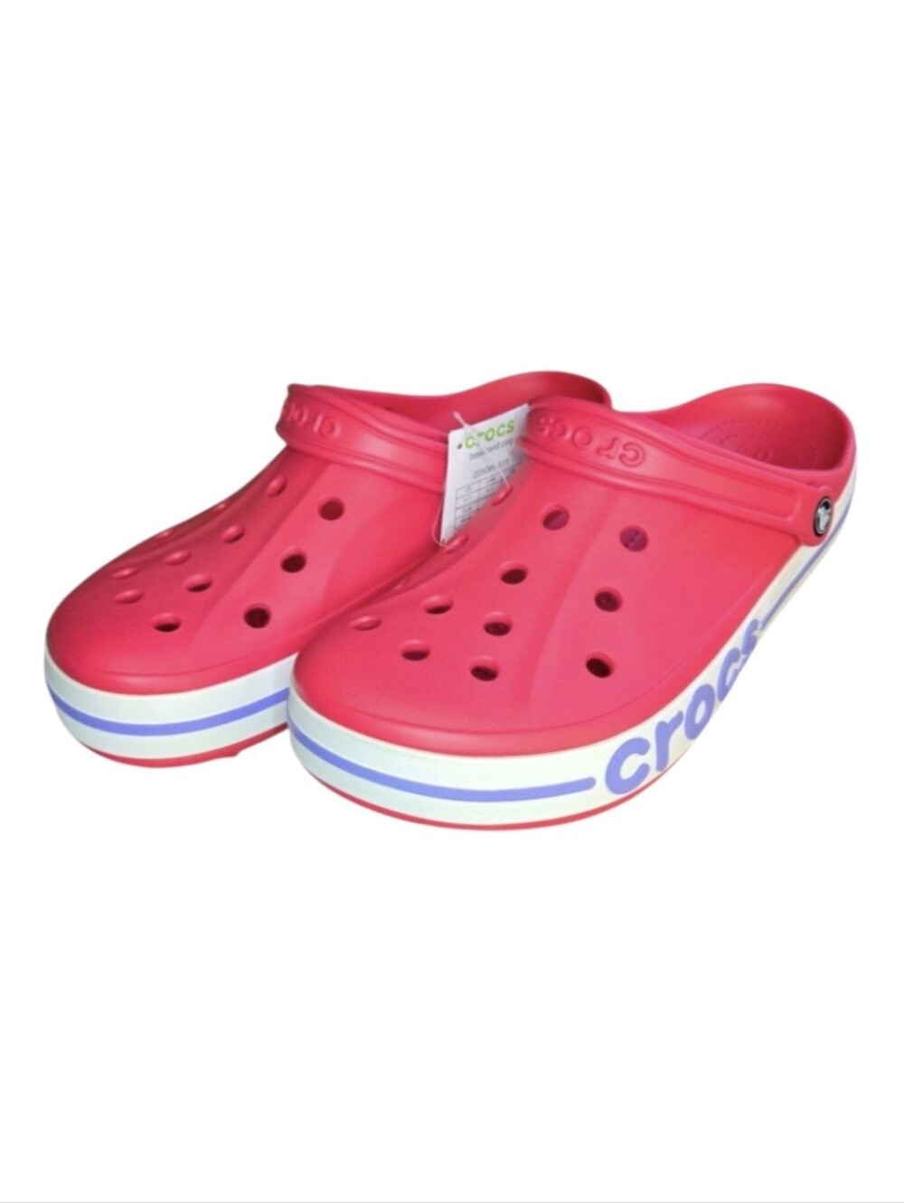 Crocs Unisex Bayaband Clog in Pink and Purple, Size: 11 Men's- 13 Women's NWT!
